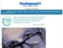 Tablet Screenshot of gualeguay21.com.ar